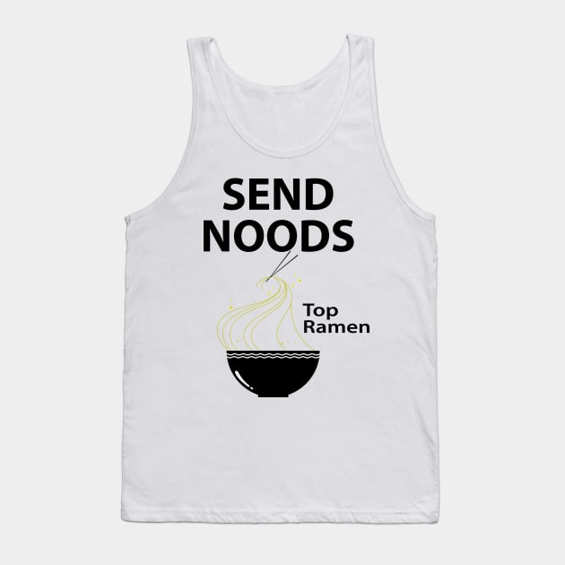 SEND NOODS TOP RAMEN COL Tank Top by slawers